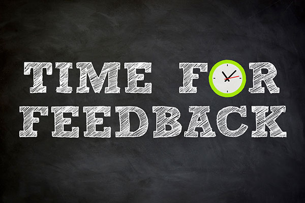 Time for Feedback