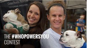 2 women and 2 dogs - Who Powers You contest