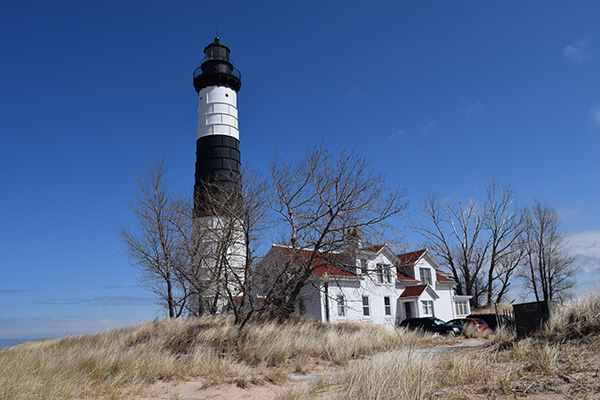Big Pointe Sable lighthouse and lighthouse keepers' house