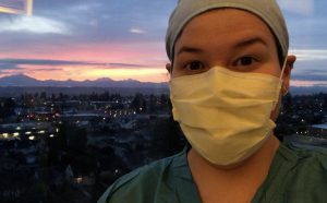 Nurse Kelly at work